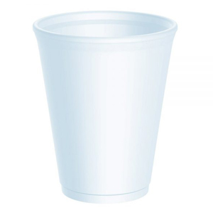 Disposable Polystyrene Cups - 10oz - Box of 1000
