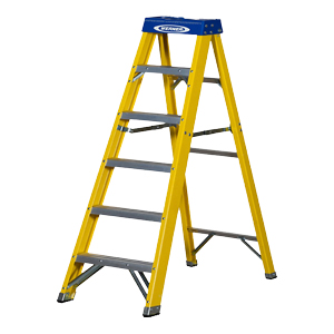 Swingback GRP Fibreglass Step Ladder - 8 Tread
