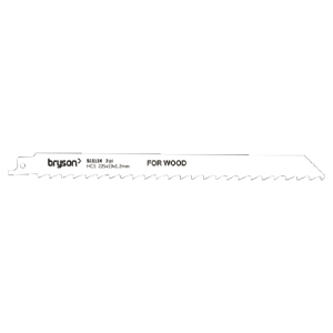 Bryson Trade Series Reciprocating Blades - Wood Cutting S1111K - 230/3mm - Pack of 5