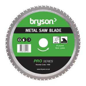 Bryson Pro Series 305 x 60T x 25.4mm Metal Cutting TCT Circular Saw Blade