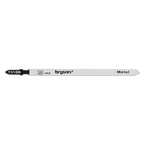 Bryson Trade Series Jigsaw Blades - Extra Long Metal Cutting T318B - 100mm - Pack of 5
