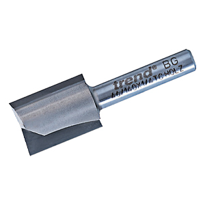 Trend Two Flute Straight Router Cutter - 4/1 x ¼' - 15mm Diameter