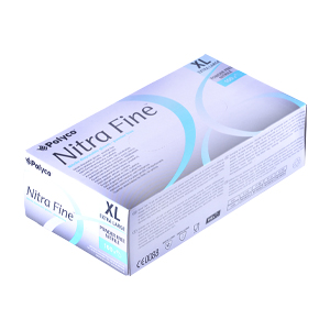 Disposable Nitrile Gloves Blue P/F Large (Box of 100)