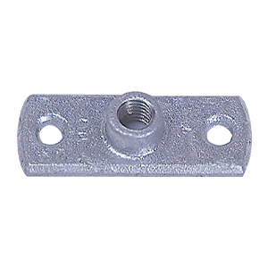 Pipe Clamp Backplates - Galvanised - M10