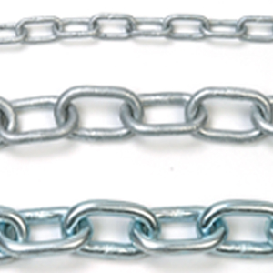 Zinc Plated Chain 3mm x 2.5m Length - Max Load 80kg