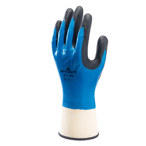 Globus Showa 377 Nitrile Foam Grip Glove Size (7) Medium