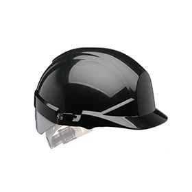Centurion Reflex Helmet - Slip Ratchet with Silver Flash - Black