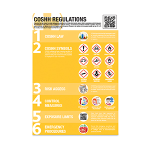 A2 COSHH Regulations Guidance Poster