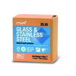 PVA Glass & Stainless Steel Cleaner sachets - 20 pack