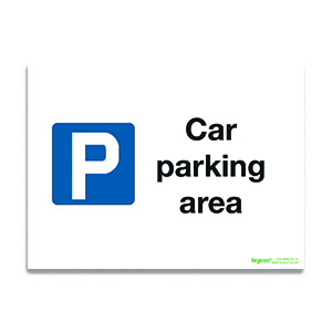 Parking Car Parking Area - 1mm Rigid PVC (300x200)