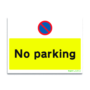 No Parking - 1mm Rigid PVC (300x200)