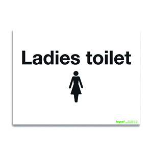 Ladies Toilets - 1mm Foamex (300x200)