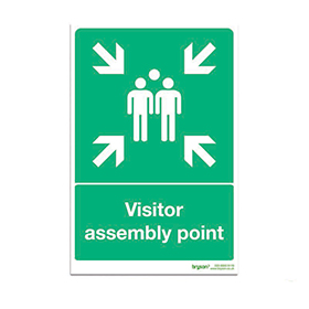 Visitor Assembly Point - 1mm Rigid PVC (200x300)