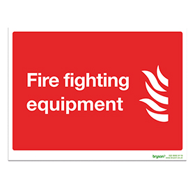 Fire Fighting Equipment - 1mm Rigid PVC (300x200)