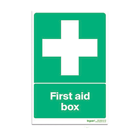First Aid Box - 1mm Rigid PVC (200x300)