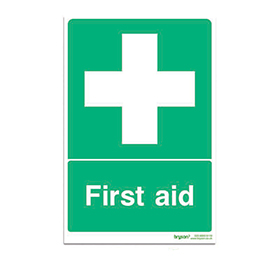 First Aid - 1mm Rigid PVC (200x300)