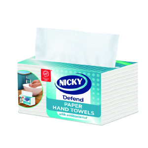 Antibacterial Paper Hand Towels - 2ply - 100 sheets