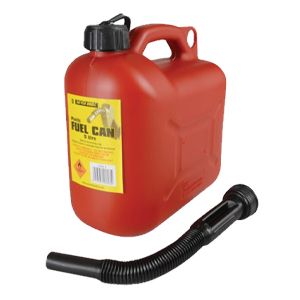 Fuel Can & Spout - Red  - 5 Litre