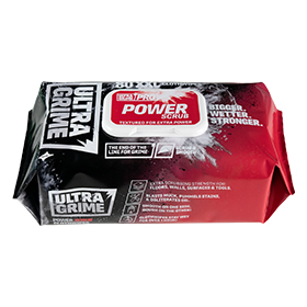 UltraGrime Pro Power Scrub Cleaning Wipes - Pack of 80