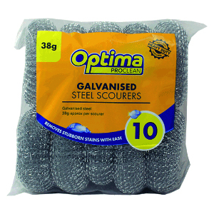Stainless Steel Scourer Pads - Pack of 10