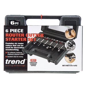 Trend 6 Piece Starter Cutter Set 1/4