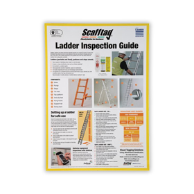 Safftag Ladder Inspection Guide Poster - A3
