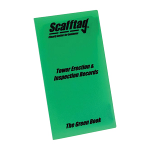 Scafford Erection & Inspection Book - Green