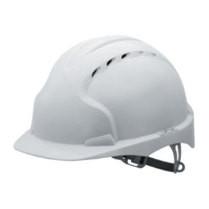 JSP EVO2 Safety Helmet with Slip Ratchet - White - Vented