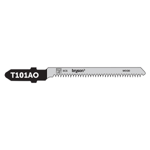 Bryson  Trade Series Jigsaw Blades Wood Cutting T101AO - 50mm - Pack of 5