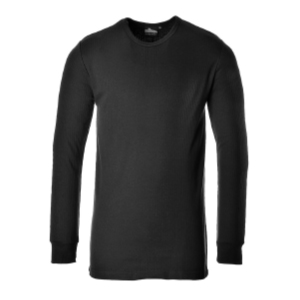 Portwest Thermal T-Shirt Long Sleeve - Black - XSmall