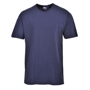Portwest Thermal T-Shirt Short Sleeve - Navy - XSmall