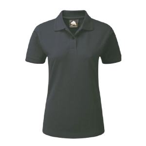 Womens Orn Wren Premium Poloshirt - Black - Size 8