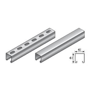 Deep Slotted Channel - 41 x 41mm - 3m Lengths