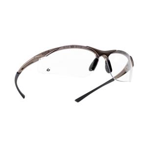 Bolle Contour Safety Glasses Scratch Resistant with Pouch - Clear
