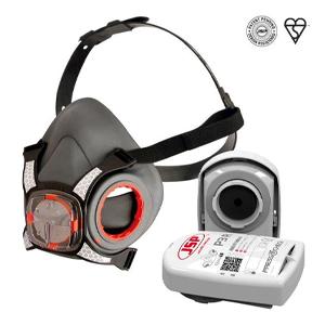 JSP Force8® Medium Half Mask complete with Press TO Check™ P3 Filters in a Disposable Box