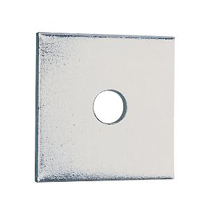 Square Plate Washers - Bright Zinc Plated - 50mm x 2mm x M10