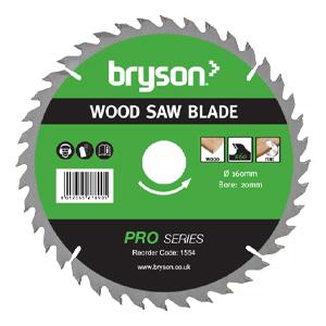 Bryson Pro Series 160 x 60T x 20mm Wood Cutting TCT Circular Saw Blade