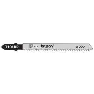 Bryson Trade Series Jigsaw Blades - (Down Cutting) Wood Cutting Laminate T101BR - 75mm - Pack of 5