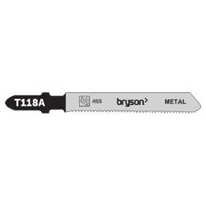 Bryson Trade Series Jigsaw Blades - Metal Cutting T118A - 50mm - Pack of 5