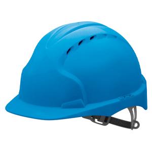 JSP EVO3® OneTouch™ Slip Ratchet Vented Hard Hat- Blue