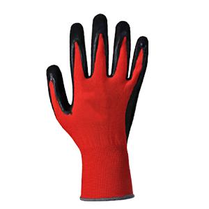 Colour Coded Cut Resistant PU Glove - Red - Size 9 - Pack of 12