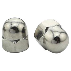 Dome Nuts - Bright Zinc Plated - M10 - Box of 100