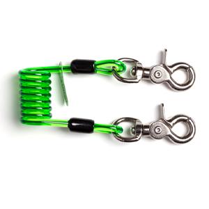 NLG Short Coiled Tool Lanyard, Quick Clip™