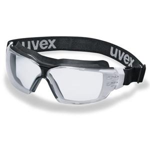 Uvex Pheos CX2 Sonic Goggles - Black & White Frame - Clear Lens