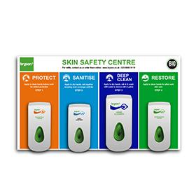 Bryson 4-Step Skin Safety Centre Board - c/w Dispensers & Soaps