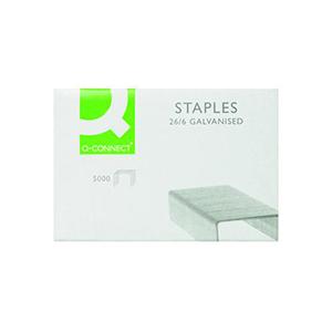 Q-Connect Staples 26/6mm (Pack of 5000) KF27001