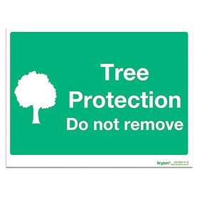 Tree Protection Do Not Remove - 1mm Rigid PVC (300x200)