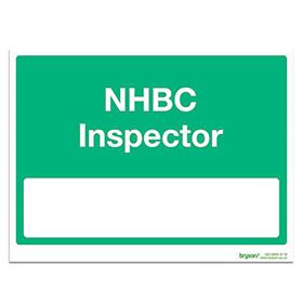 Green Nhbc Inspector - 1mm Rigid PVC (300x200)