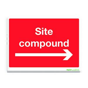 Red Site Compound Right - 1mm Rigid PVC (300x200)