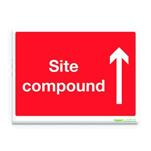 Red Site Compound Up - 1mm Rigid PVC (300x200)